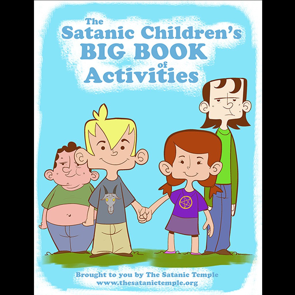Livro de atividades das crianças satânicas