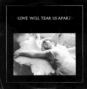 Capa do single "Love will tear us apart", do Joy Division, de 1980