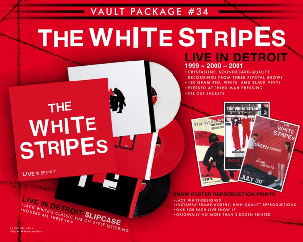 White Stripes ganha série de LPs ao vivo