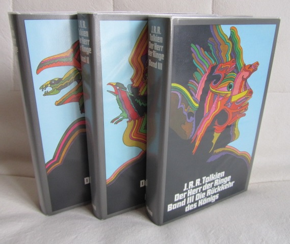 As capas de Heinz Edelmann para as edições alemãs de O Senhor dos Anéis