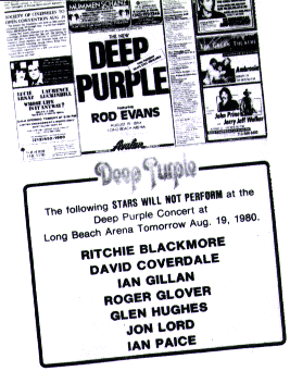 O "Deep Purple falso" de 1980