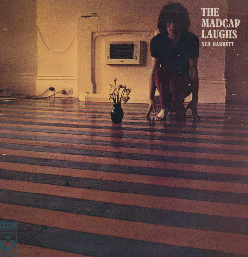 Syd Barrett na capa do disco The Madcap Laughs: foto de Mick Rock