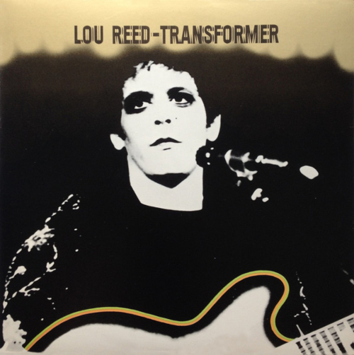 Lou Reed na capa do disco Transformer: foto de Mick Rock