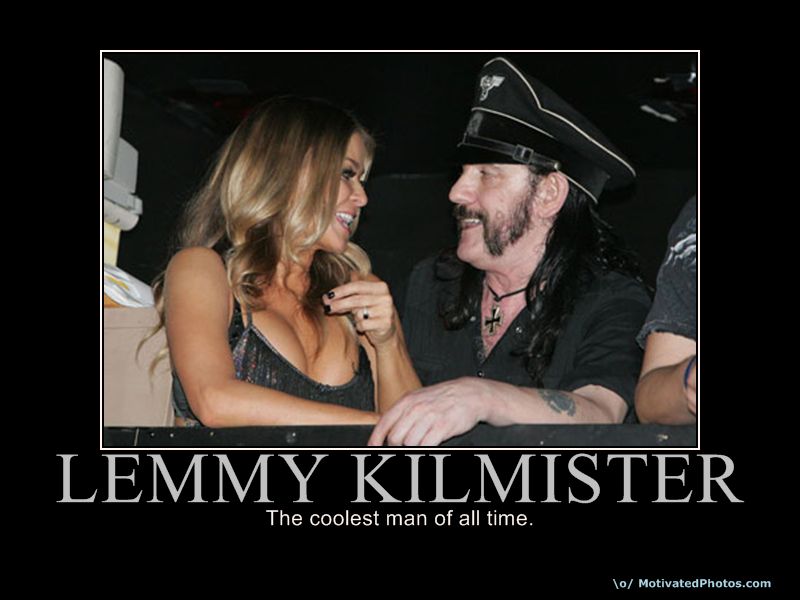Lemmy Kilmister e três ex-namoradas, na TV