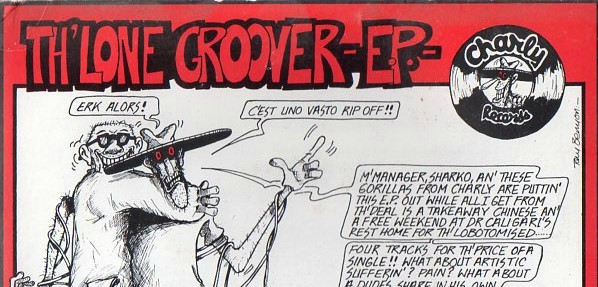 Quadrinho do Th' Lone Groover, escrito por Tony Benyon