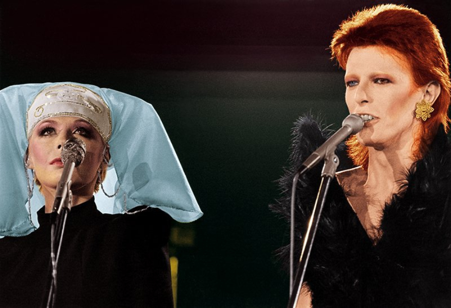 David Bowie e Marianne Faithfull: aquele clima decadente que o mundo precisa