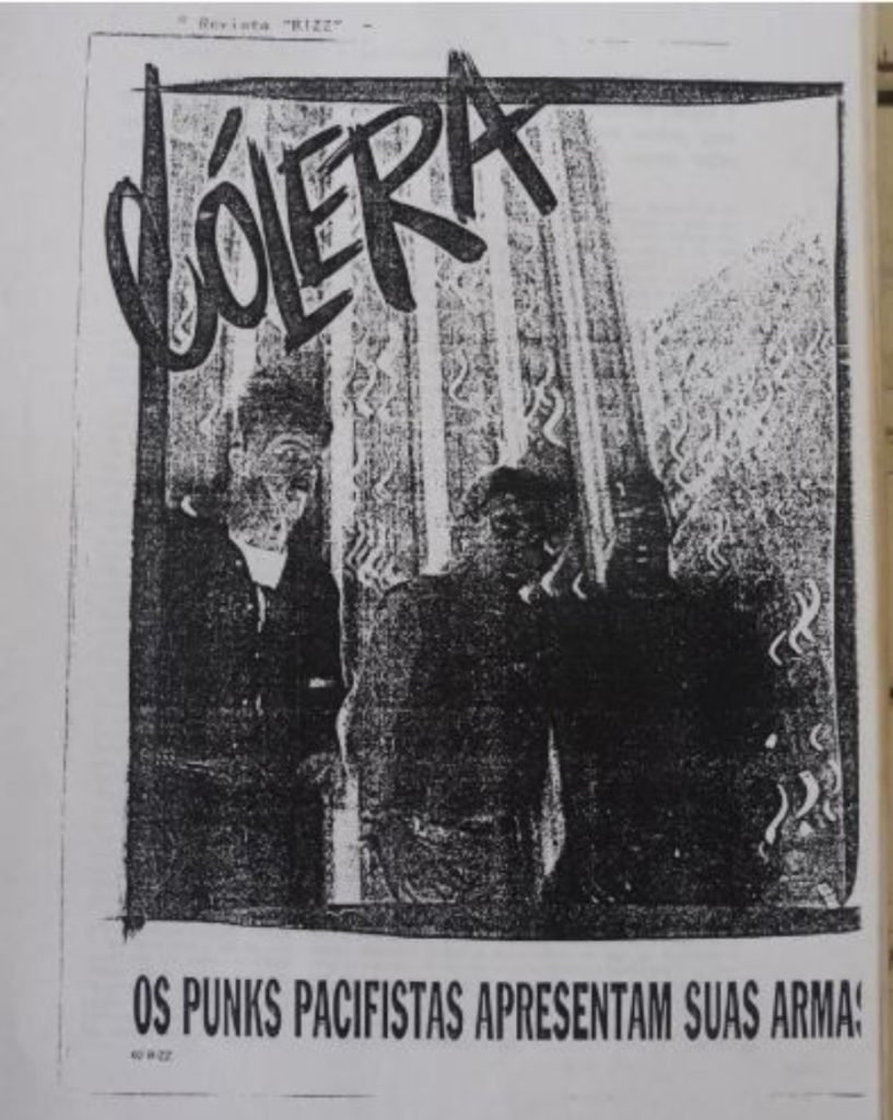Material raro de imprensa do Cólera ressurge na web