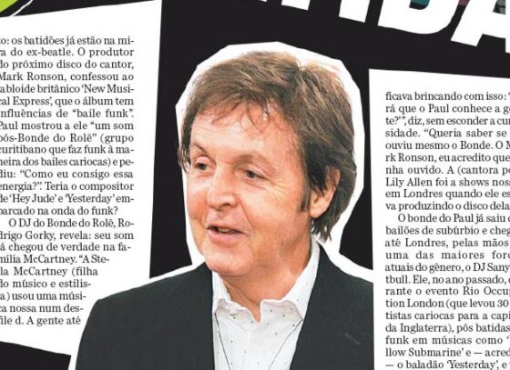 Paul McCartney virando funkeiro (oi?) em 2013