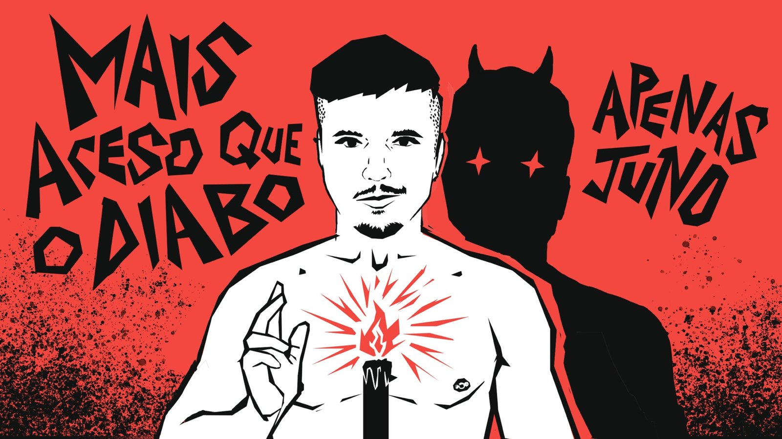 Apenas Juno: lyric video de terror em "Mais aceso que o diabo"