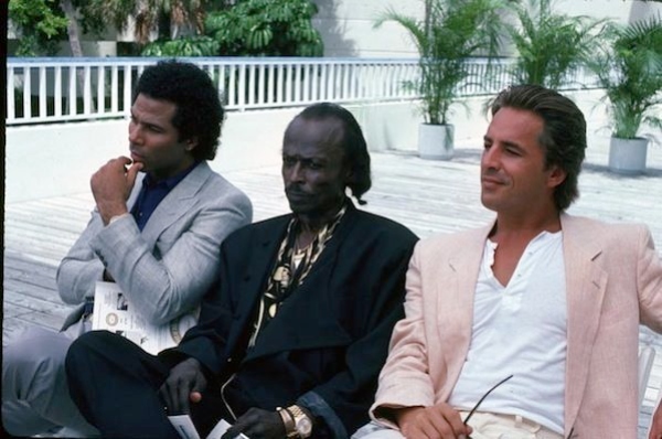 Miles Davis, Frank Zappa e Leonard Cohen em "Miami vice"