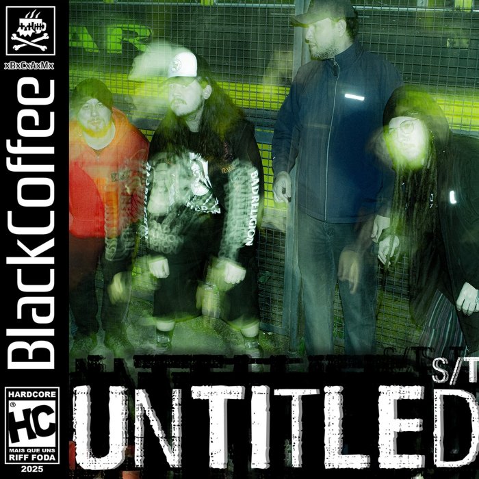 Blackcoffee une peso 90s, punk experimental e metal em Untitled, com faixas intensas e zoeira sonora criativa.