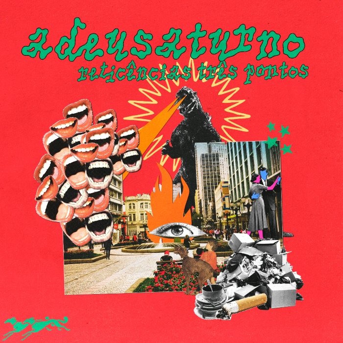EP de estreia do Adeusaturno, Reticências três pontos mistura grungegaze e guitar rock 90s pra falar das pedreiras da vida adulta.