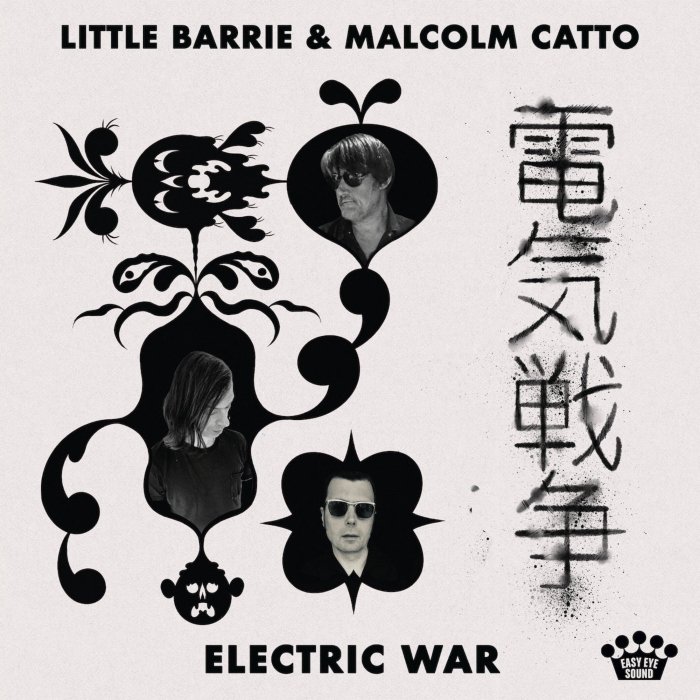 Dupla Little Barrie volta a se reunir com o músico Malcolm Catto em Electric war, disco psicodélico, cru e vintage, que mistura blues-rock, soul, jazz e ecos sessentistas com pegada caseira.