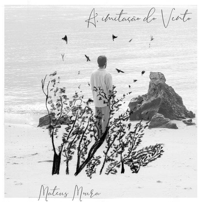 Bossa psicodélica e vozes entrelaçadas guiam Mateus Moura em A imitação do vento, disco meditativo que transforma o cotidiano em caminhada e conhecimento.