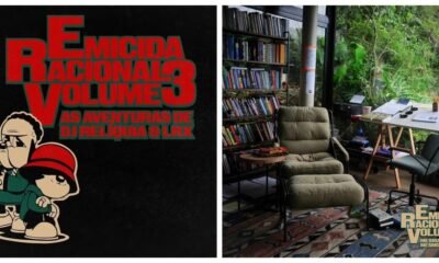 Emicida revisita raízes com dois discos inspirados nos Racionais, misturando histórias pessoais e interpolações em faixas experimentais, íntimas e contestadoras.