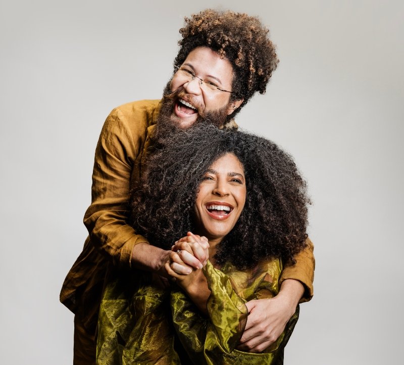 Josyara e Martins em foto de José de Holanda