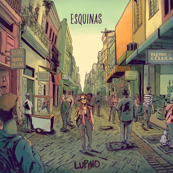 Lupino mistura math rock com pop-rock 90s e ecos de emo, samba e pós-punk em Esquinas, criando um disco versátil, pesado e surpreendentemente melódico.