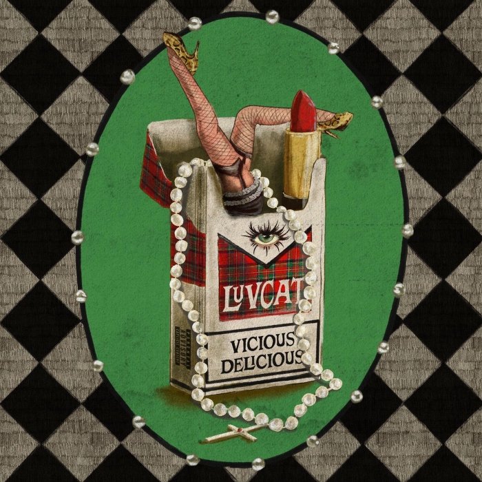 Luvcat estreia com Vicious delicious, disco de pop nostálgico e lânguido, entre Hollywood vintage, art-pop e sombras pós-punk, com poucos tropeços.