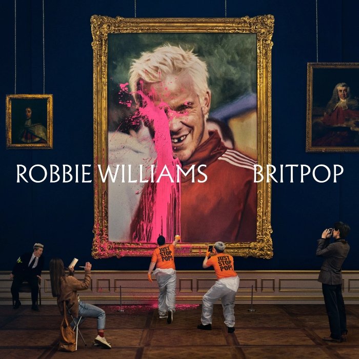 Robbie Williams lança Britpop de surpresa: revisão madura dos anos 1990, miscelânea pop-rock bem resolvida e disco-chave de sobrevivência artística.
