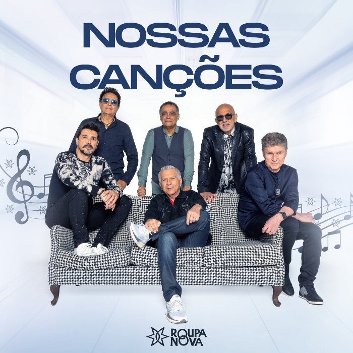 Roupa Nova segue no soft rock de vibe gospel em Nossas canções: EP correto, com ecos do passado, mas sem grande atualização ou retorno marcante.
