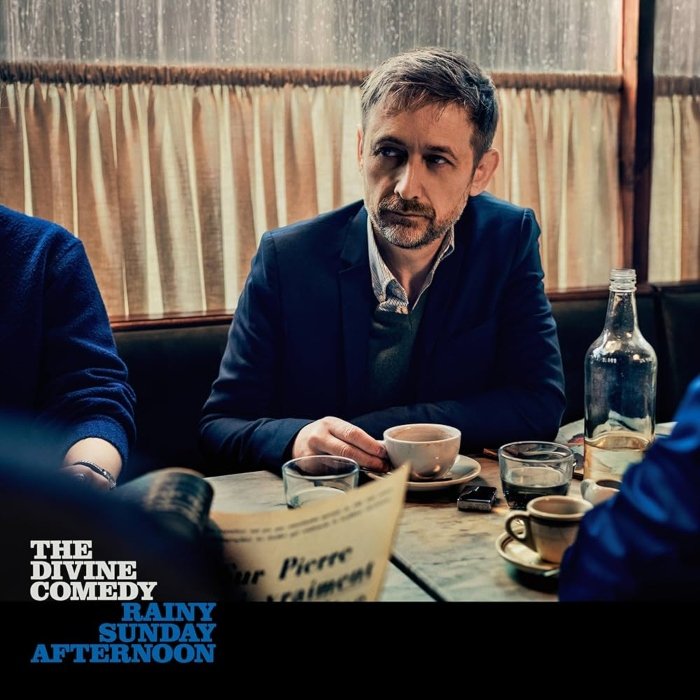 Novo disco do The Divine Comedy, Rainy sunday afternoon, mistura tristeza e beleza em art/chamber pop orquestral, com Neil Hannon refletindo meia-idade, perdas e amor.