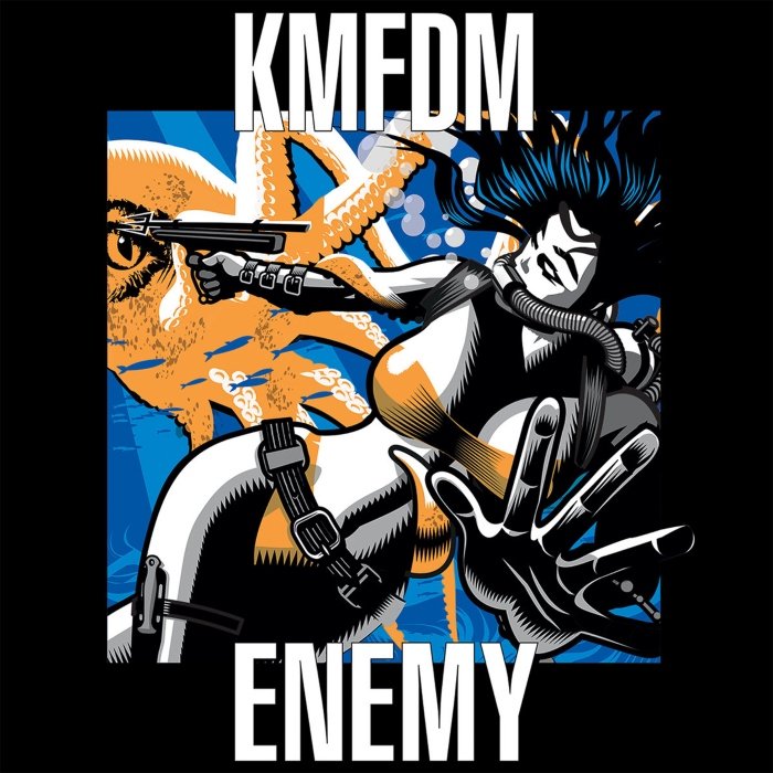 Enemy mostra o KMFDM mais acessível sem perder o peso: industrial dançante, crítica a líderes autoritários e mistura de metal, punk, dub e eletro.