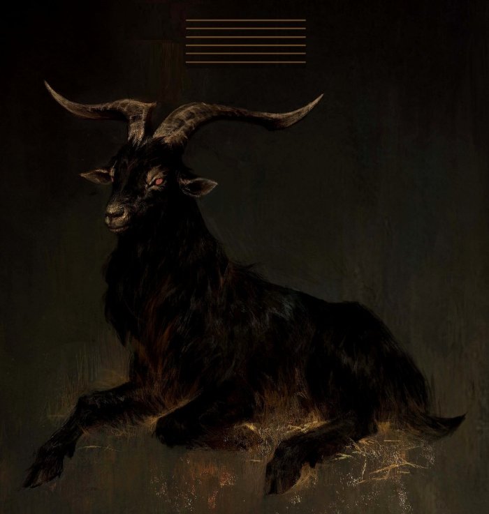 Kovtun mistura black/post-metal, jazz e ambient satânico em Black goat, disco longo, inquieto e ritualístico, cheio de ruídos, peso e tensão.