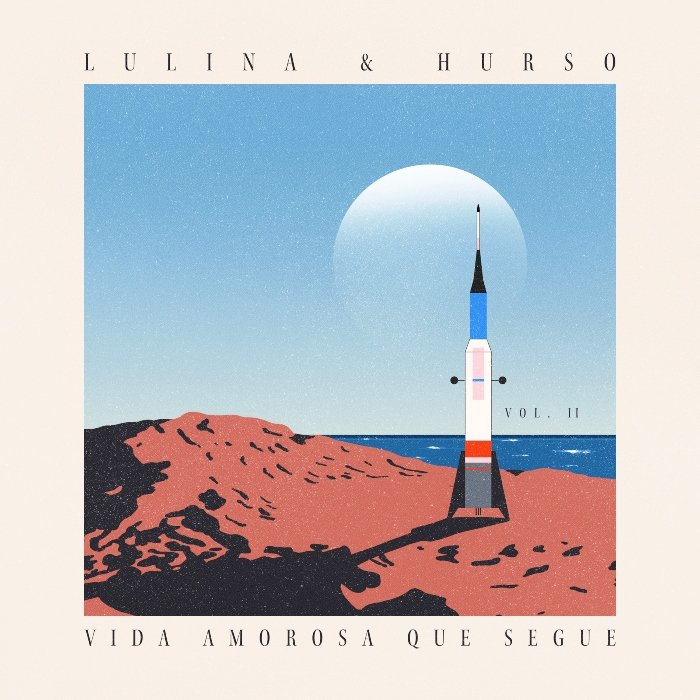 Vida amorosa que segue vol. 2 traz Lulina e Hurso em pop oitentista vaporoso: city pop, MPB e synthpop para histórias de amores instáveis e melancólicos.