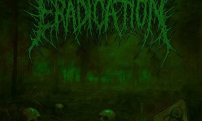 Death metal brutal: Eradication estreia com EP agressivo, vocais guturais e clima apocalíptico em seis faixas intensas.