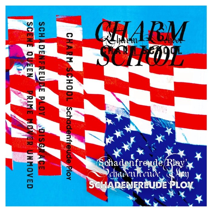 Charm School lança o EP Schadenfreude ploy: pós-punk ruidoso e político, entre Swans e Killing Joke, com sax, guitarras sujas e letras de ataque.
