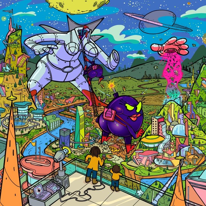 EP Big mama, de Flying Lotus, mistura música e cinema em 13 minutos de eletrônica caótica, fragmentada e imprevisível, com clima de HQ, videogame e ficção científica.