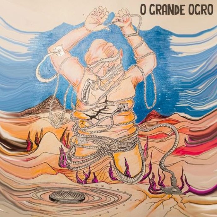 O Grande Ogro mistura metal, prog e pós-hardcore em duas faixas instrumentais longas e caóticas, com riffs pesados e clima de protesto.