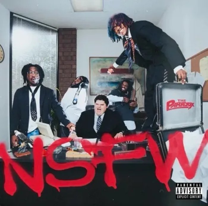 O EP NSFW, do The Paradox, traz punk pop nervoso à la Blink-182 e Green Day, com letras sobre frustrações, festas, trabalho ruim e ansiedade.