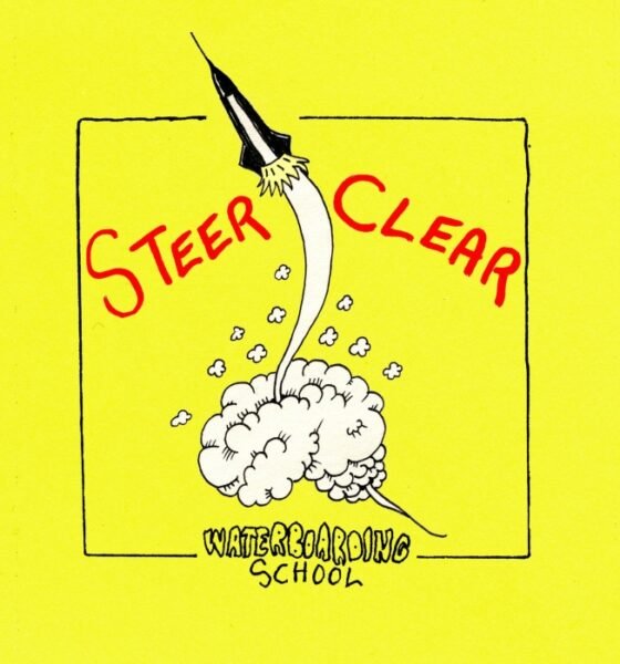 EP Steer clear, do Waterboarding School, mistura pop sessentista, psicodelia e sujeira punk para falar de ansiedades estranhas do dia a dia.