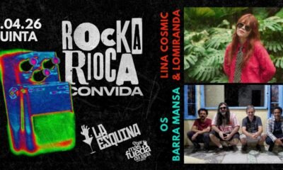 Rio: Rockarioca convida Os Barra Mansa e Lina Cosmic nesta quinta (9)