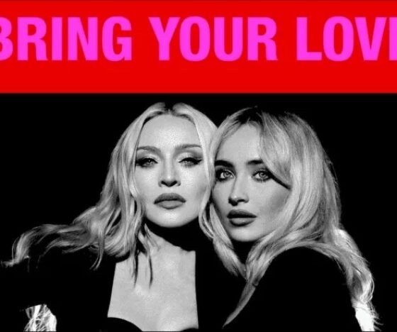 Madonna e Sabrina Carpenter soltaram nesta quinta (30) a inédita Bring your love, primeira parceria oficial entre as duas