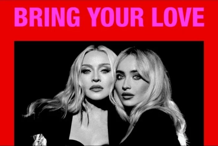 Madonna e Sabrina Carpenter soltaram nesta quinta (30) a inédita Bring your love, primeira parceria oficial entre as duas