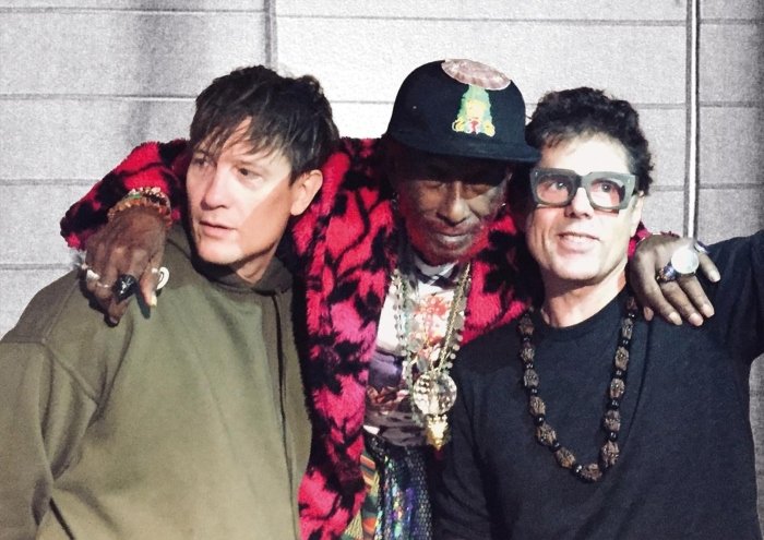 Mouse On Mars e Lee "Scratch" Perry (Foto: Constantin Carstens / Divulgação)