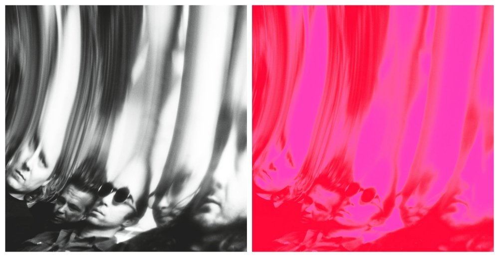 A capa de Chrome (E) e a de Love fuzzz, de Ty Segall