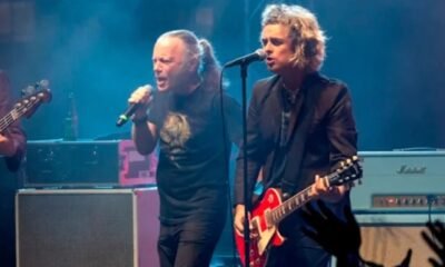 The Coverups: Billie Joe recebe Bruce Dickinson (Foto: Reprodução Internet)