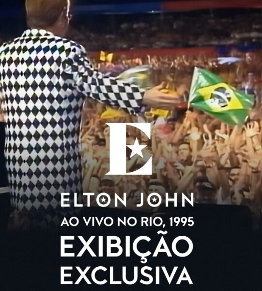 Elton John volta a 1995 em show histórico no Rio, agora nos cinemas