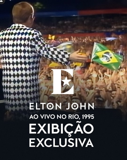 Elton John volta a 1995 em show histórico no Rio, agora nos cinemas