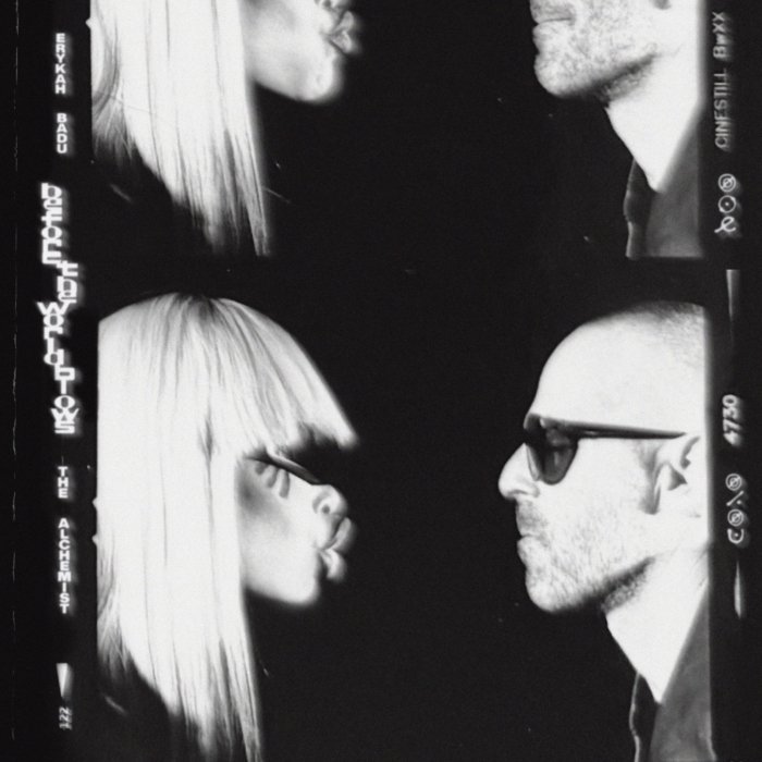 Capa de Before the world blows: The Abi and Alan experiment, álbum de Erykah Badu e The Alchemist