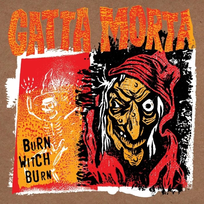 Capa do EP Burn With Burn, da banda Gatta Morta
