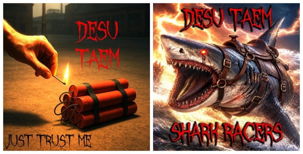 Resenha: Desu Taem – “Just trust me” / “Shark racers”